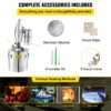 VEVOR 70L 18.5Gal Water Alcohol Distiller 304 Stainless Steel Alcohol Still Wine Making Boiler Home Kit with Thermometer for Whiskey Brandy Essential, Sliver - Image 7